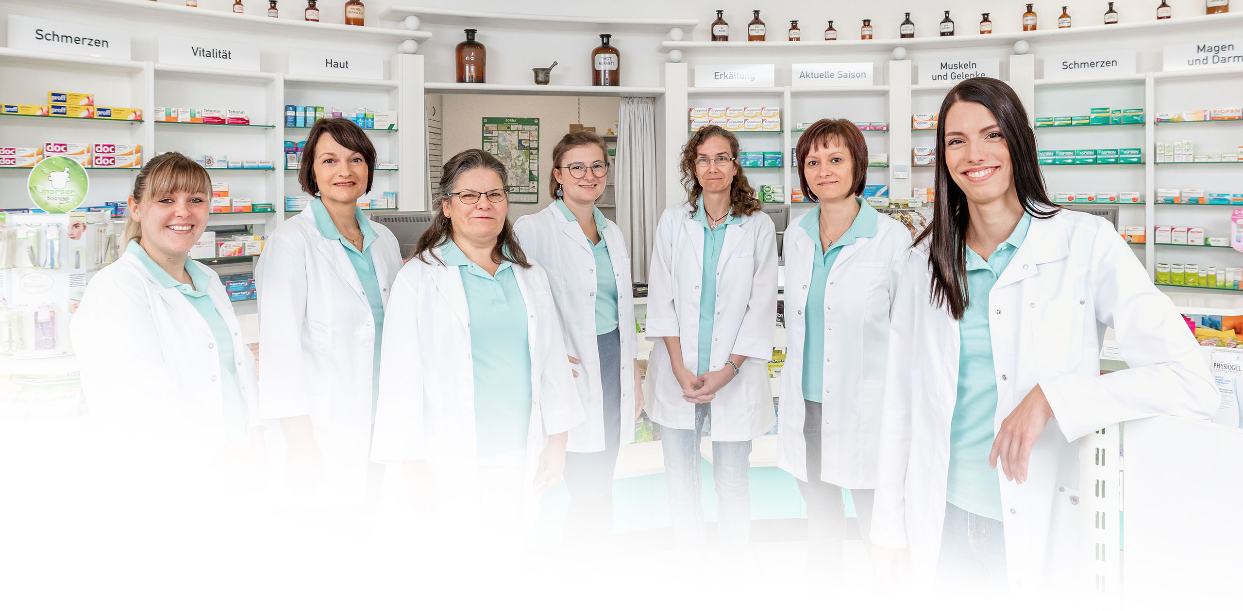 Apotheke am Krankenhaus Borna Team und Frau Giselbrecht