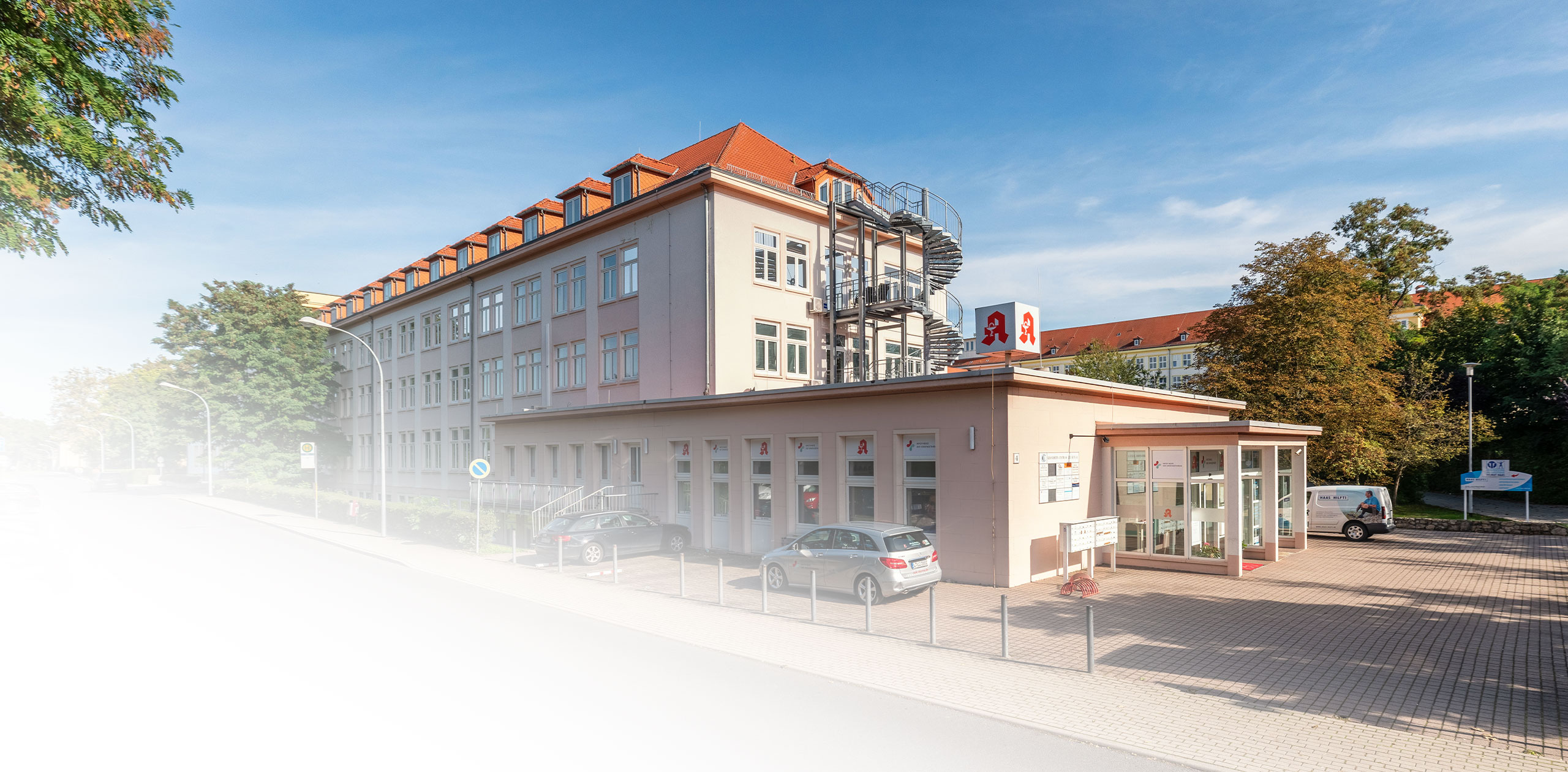 AAK Apotheke am Krankenhaus Borna von außen